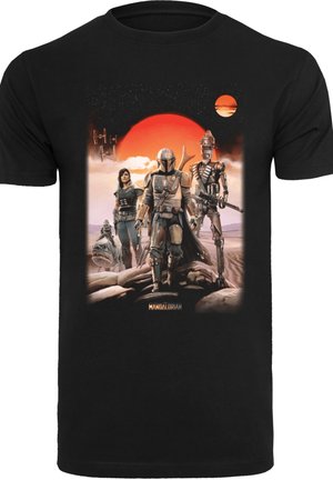 STAR WARS THE MANDALORIAN WARRIORS - Print T-shirt - black