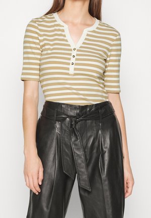 T-shirt print - tan