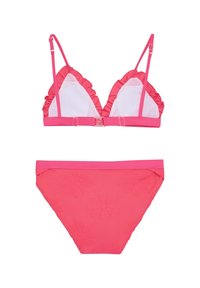 Indian Blue jeans SET - Bikini - neon pink