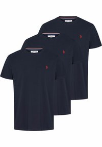 ARJUN 3 PACK - Pamata T-krekls - dark sapphire