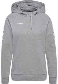 GO HOODIE WOMAN - Džemperis su gobtuvu - grey melange
