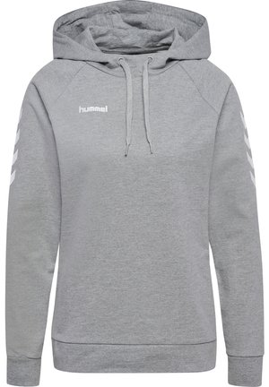Hummel GO HOODIE WOMAN - Hoodie - grey melange