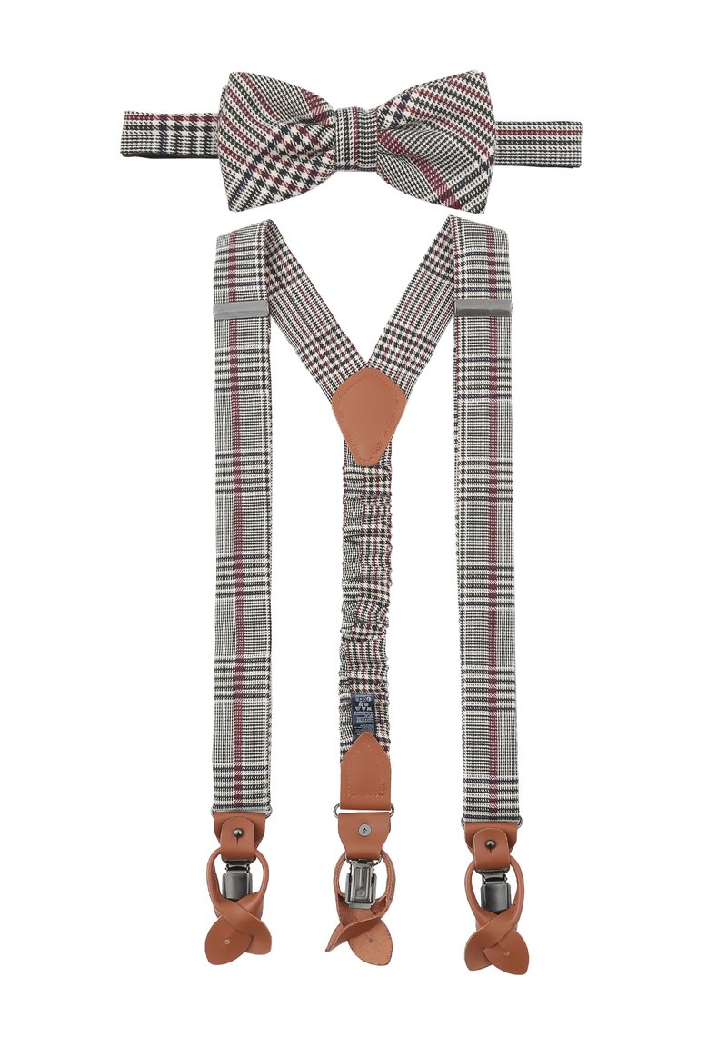 Prince Bow Tie PRINCE BOWTIE HOSENTR�GER SET - Fliege - rot