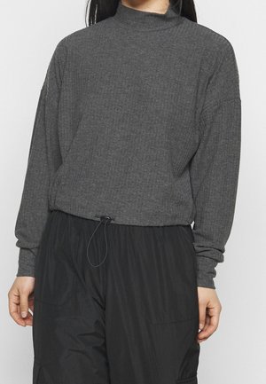 Stickad tröja - dark grey