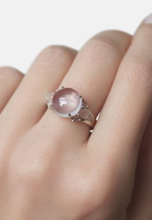 Carolin Stone Jewellery Blooming - Ring - rosa- und silberfarben