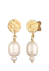 Elli DAINTY BEACH STRUCTURED - Boucles d'oreilles - gold-coloured