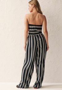 Next BANDEAU WIDE LEG - Combinaison - black white stripe