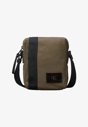 Calvin Klein UNISEX - Skuldertasker - deep olive