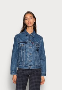 Levi's® EX BOYFRIEND TRUCKER - Džinsinis švarkelis - head above water