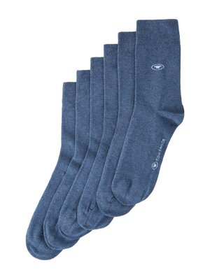 6 PACK - Calze - indigo melange