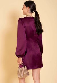 THE-ARE MANGA LARGA ADO - Vestido de cóctel - rojo