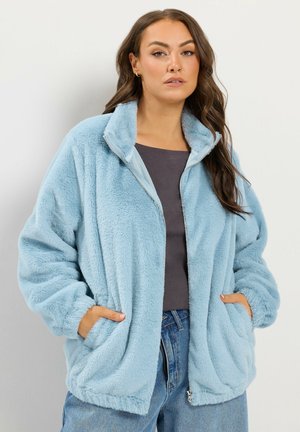 Yours Clothing, PLUS SIZE FLEECES - Fleece jacket - baby blue