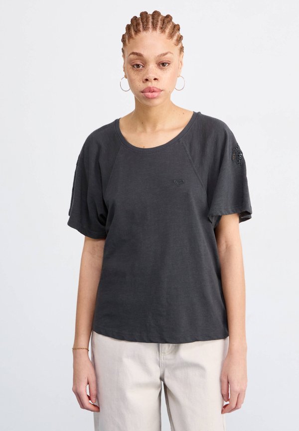 TIME FOR PALM TREE - Basic T-shirt - tarmac