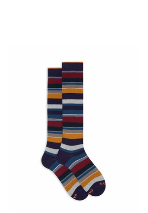 WITH STRIPES - Kniestrümpfe - mottled purple