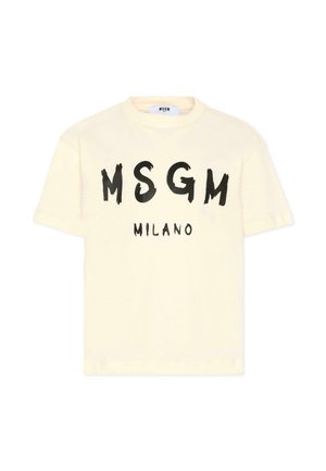 A MANICA CORTA - T-shirt con stampa - ivory