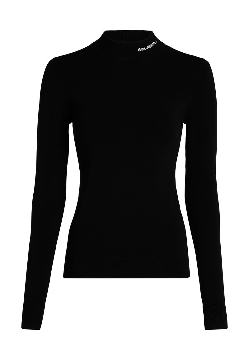 KARL LAGERFELD - CLASSIC TURTLE NECK - Trui - black, Vergroten