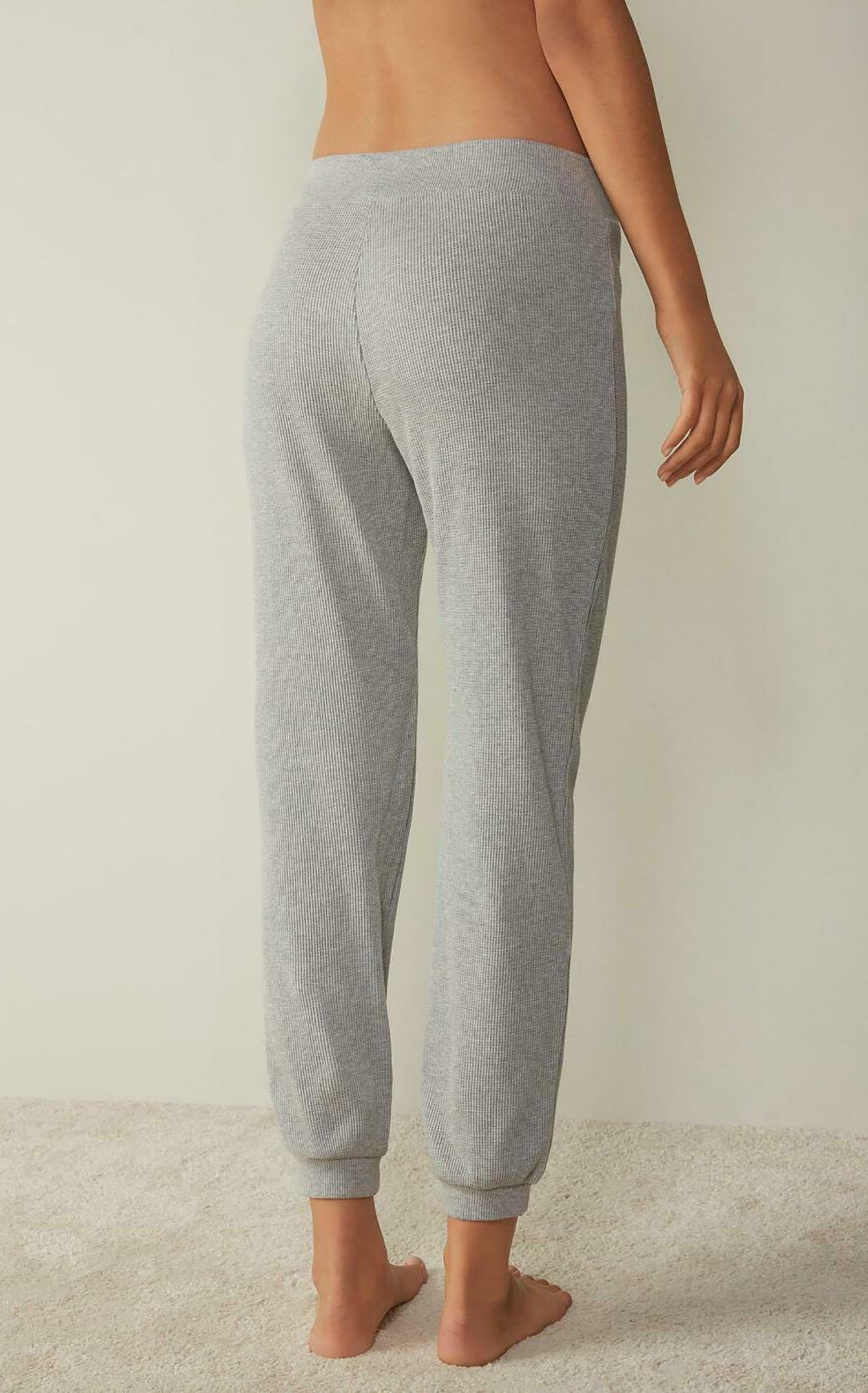 Intimissimi Pantaloni del pigiama - mottled light grey, anthracite, light  grey/grigio chiaro screziato - Zalando