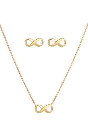 Elli SET STECKER INFINITY SYMBOL ENDLOS - Uhani - gold-coloured