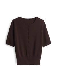 SLIM FIT - Cardigan - dark espresso