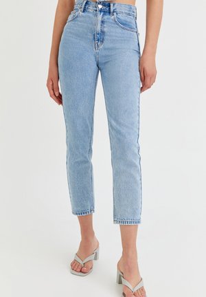 MOM - Relaxed fit jeans - mottled light blue