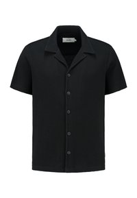 DEAN WAFFLE STRUCTURE - Camicia - black