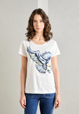 EAGLE TEE - Print T-shirt - white
