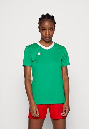 adidas Performance ENTRADA  - Sport T-Shirt - team green/white