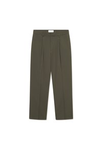 REECE - Pantalon de costume - forest green/light grey