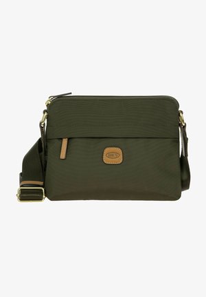 Bric's X-COLLECTION 23 CM - Sac bandoulière - olive