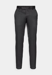 KARL LAGERFELD TROUSERS COSMOS - Suit trousers - black