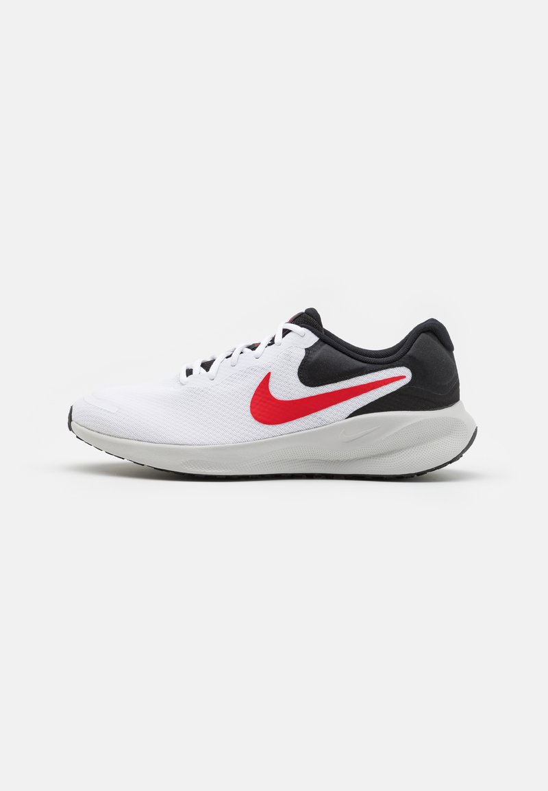Nike Performance REVOLUTION 7 - Väglöparskor - white/fire red/black/photon dust/team red