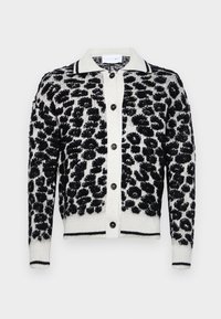 AYLA CARDIGAN - Cardigan - white/black
