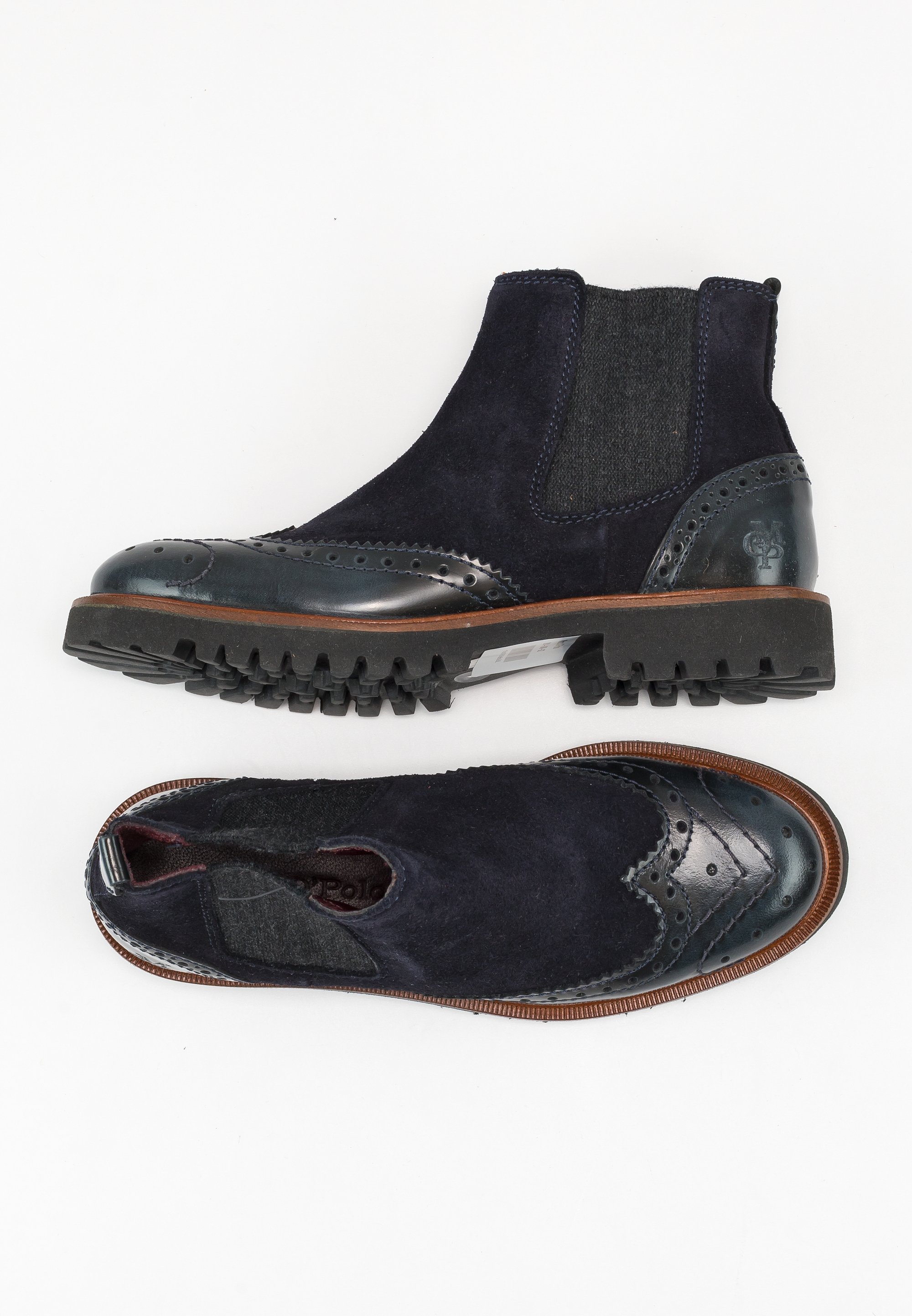 Braun Marco Polo Stiefeletten Blau Marc O'Polo Stiefel Blue/blau