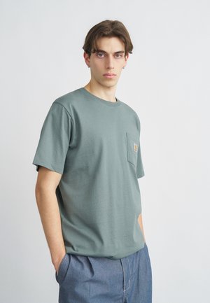 POCKET - Basic T-shirt - velvet green