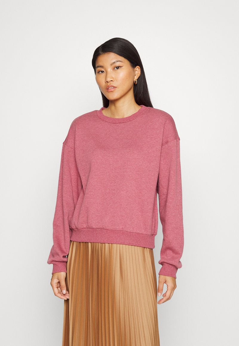 Anna Field BASIC CREW NECK - Camisola - mottled berry