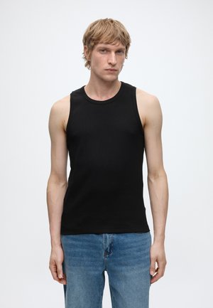 Marc O'Polo DENIM SLEEVELESS - Top - black