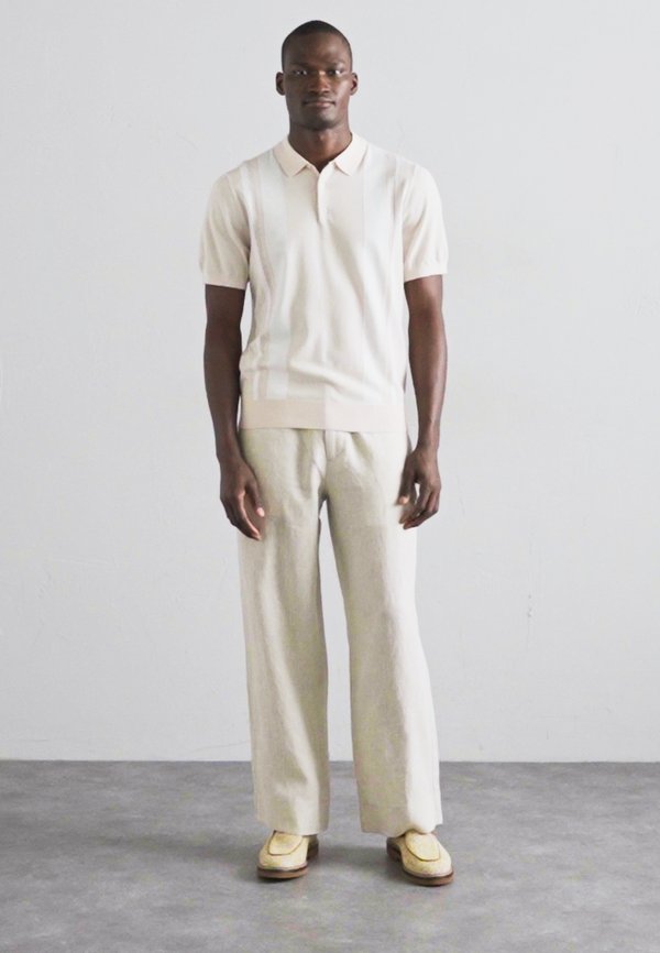 REYMOND STRIPE - Polo shirt - moonbeam2