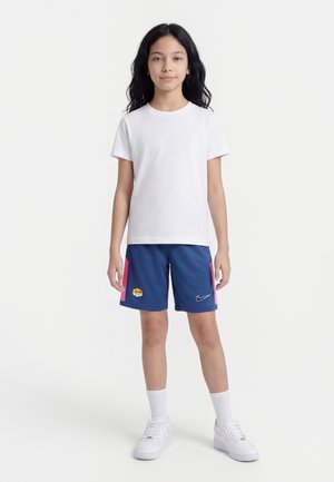 Nike Performance KYLIAN MBAPPE UNISEX - Pantalón corto de deporte - mystic navy/mystic navy/pinksicle/black