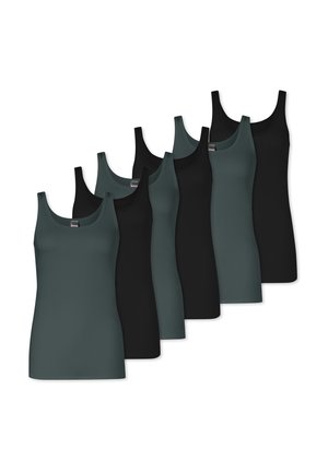 6ER PACK  - Undertröja - schwarz   grün
