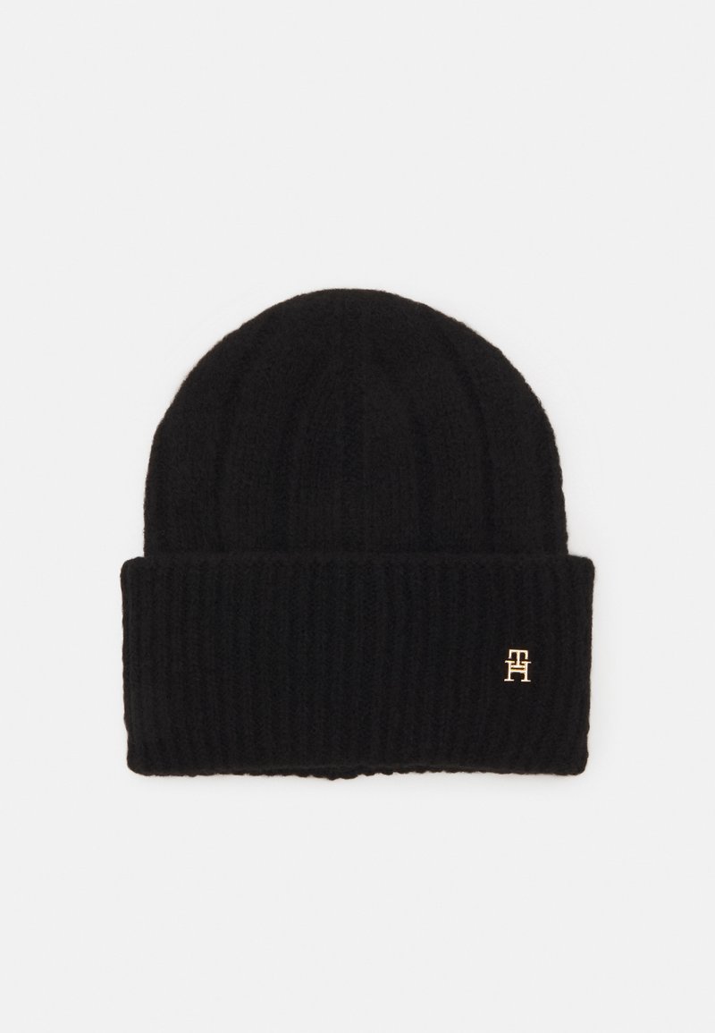 Tommy Hilfiger TIMELESS BEANIE - Huer - black