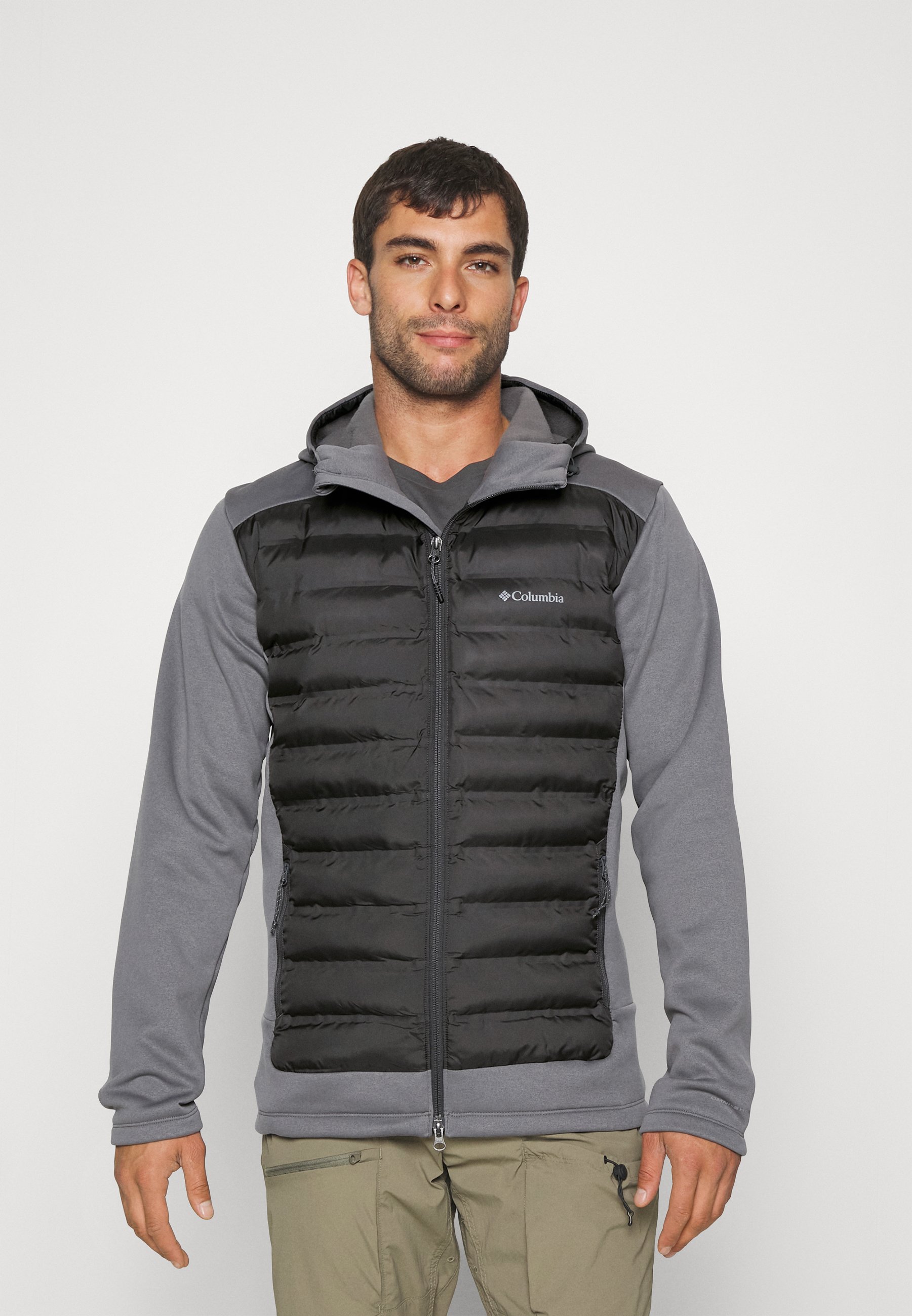 Columbia OUT SHIELD INSULATED FULL ZIP HOODIE - Outdoor jacket - city  grey/shark/grey - Zalando.de