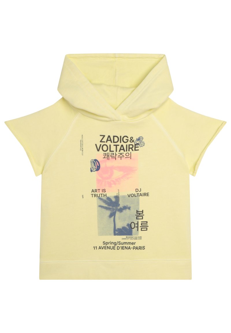 Zadig & Voltaire T-shirt print geel
