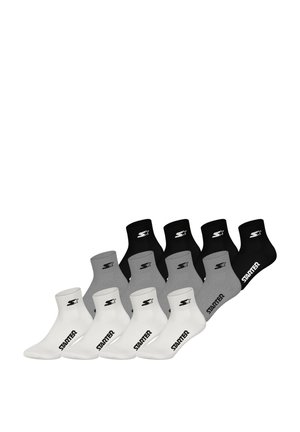 QUARTER 12-PACK - Sokken - mgr wht blk