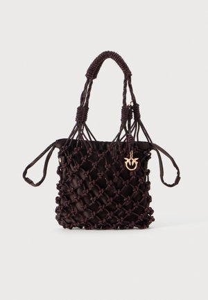 Pinko, HANDBAG MINI - Sac à main - bordeaux/gold-coloured