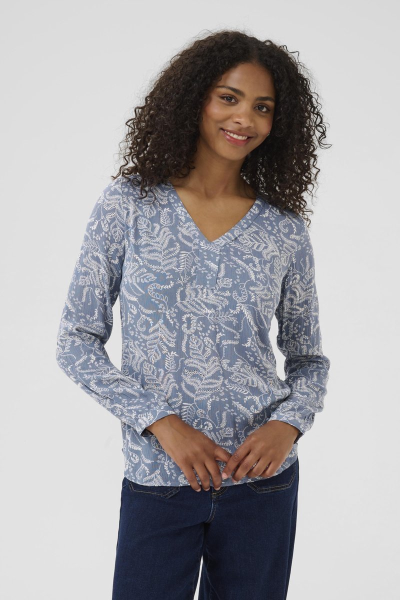 Chemisier Sans Manches Cabi Luisa Taille M - Imprimé Aquarelle Floral, 100% Viscose, Occasion Très Bon état