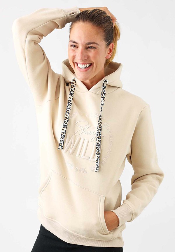 NELINA - Kapuzenpullover - beige