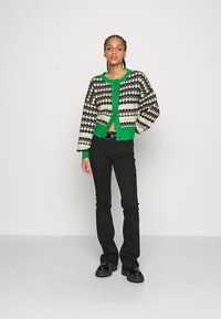 ONLY ONLMADEA  - Cardigan - green bee pattern/slate green/black