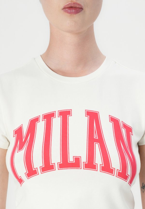 ONLWINSLET BABY TEE - Print T-shirt - cloud dancer print:milan4