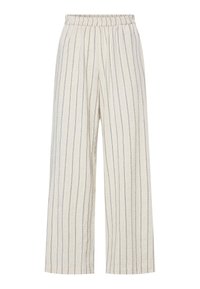 PCTIMBE WIDE PANTS  - Kalhoty - off white/dark blue