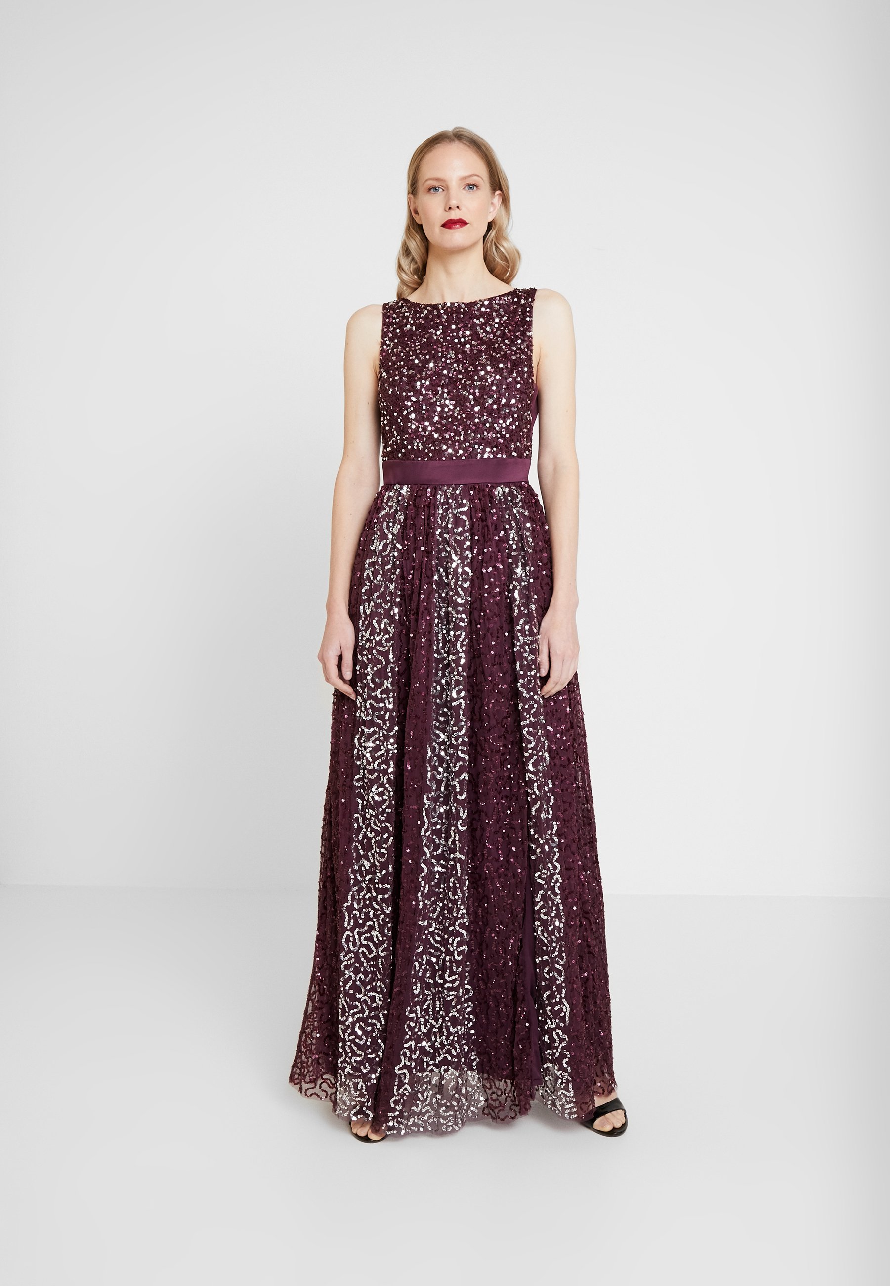 all over embellished maxi dress